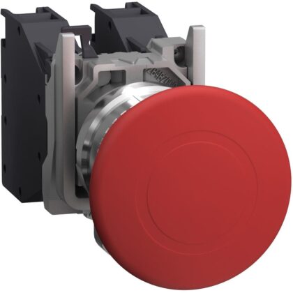 Schneider Automation Harmony XB4 - noodstop Atex - drukken-trekken - 1NO+1NC - Ø40 - rood XB4BT845GEX