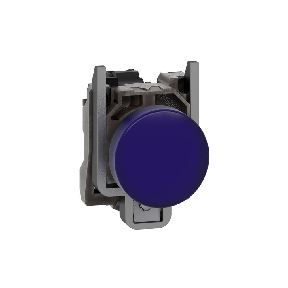 Schneider Automation Controlelamp rond Ø22 - IP65 - blauw - ingebouwde LED - 24V - klemmen XB4BVB6
