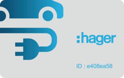 HAGER Set van 20 RFID-kaarten voor gebruikers XEVA400