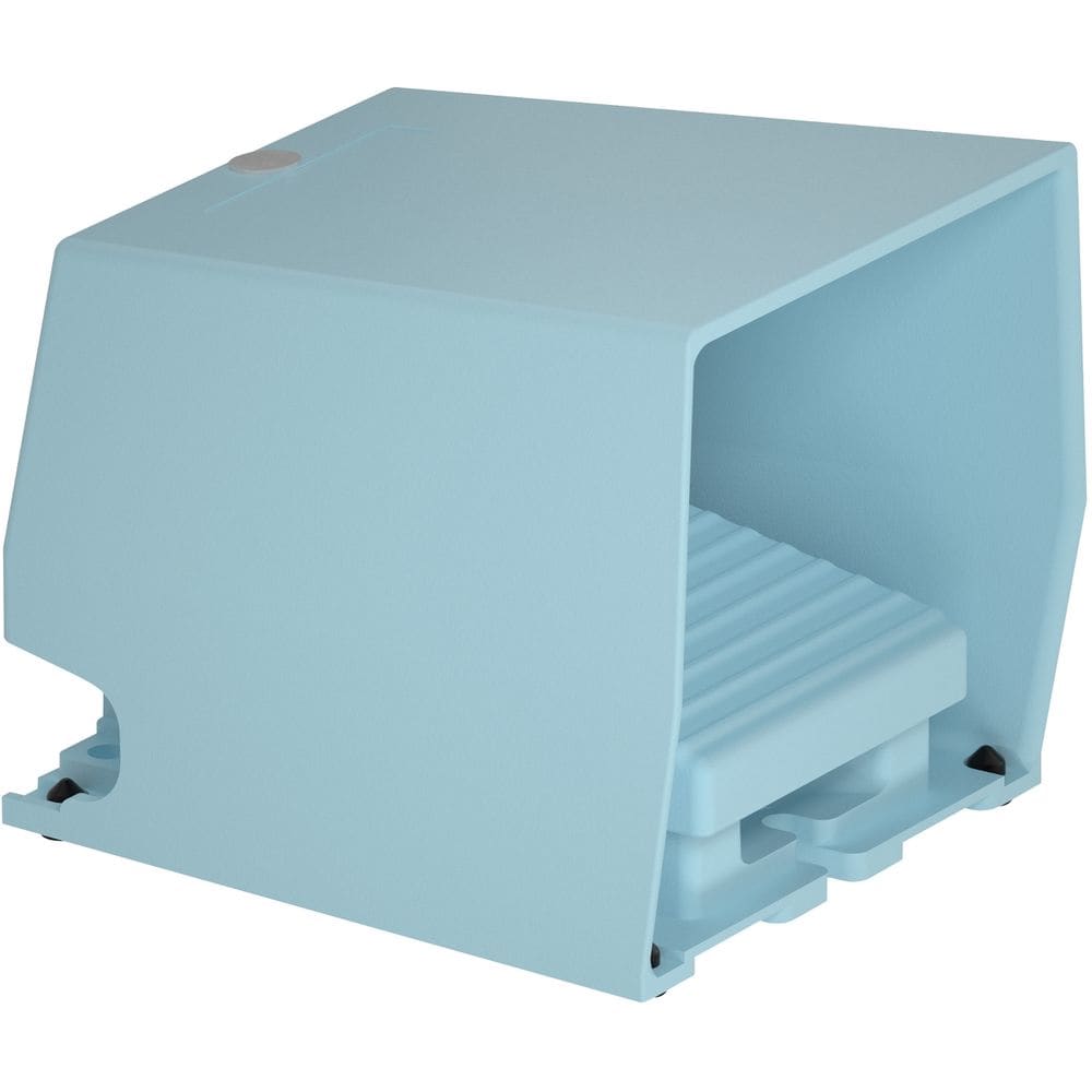 Schneider Automation Enkelvoudige voetschakelaar XPE-M - met beschermkap - metaal - blauw - 1NC+1NO XPEM510