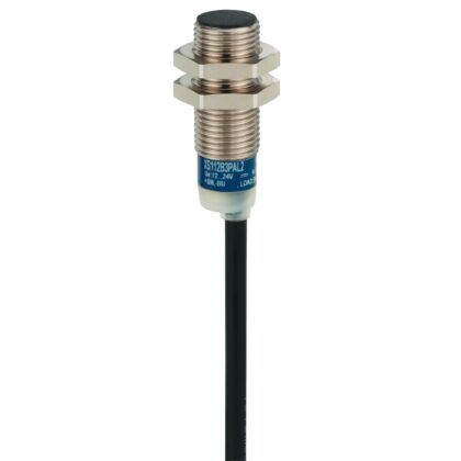 Telemecanique Sensors inductieve naderingsschakelaar XS6 - cilindrisch M12 - Sn 4 mm - kabel 2 m XS612B1MAL2