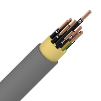 ENERGIEKABEL XVB installatiekabel XLPE/PVC 1kV Cca s3d2a3 multi grijs 10G1