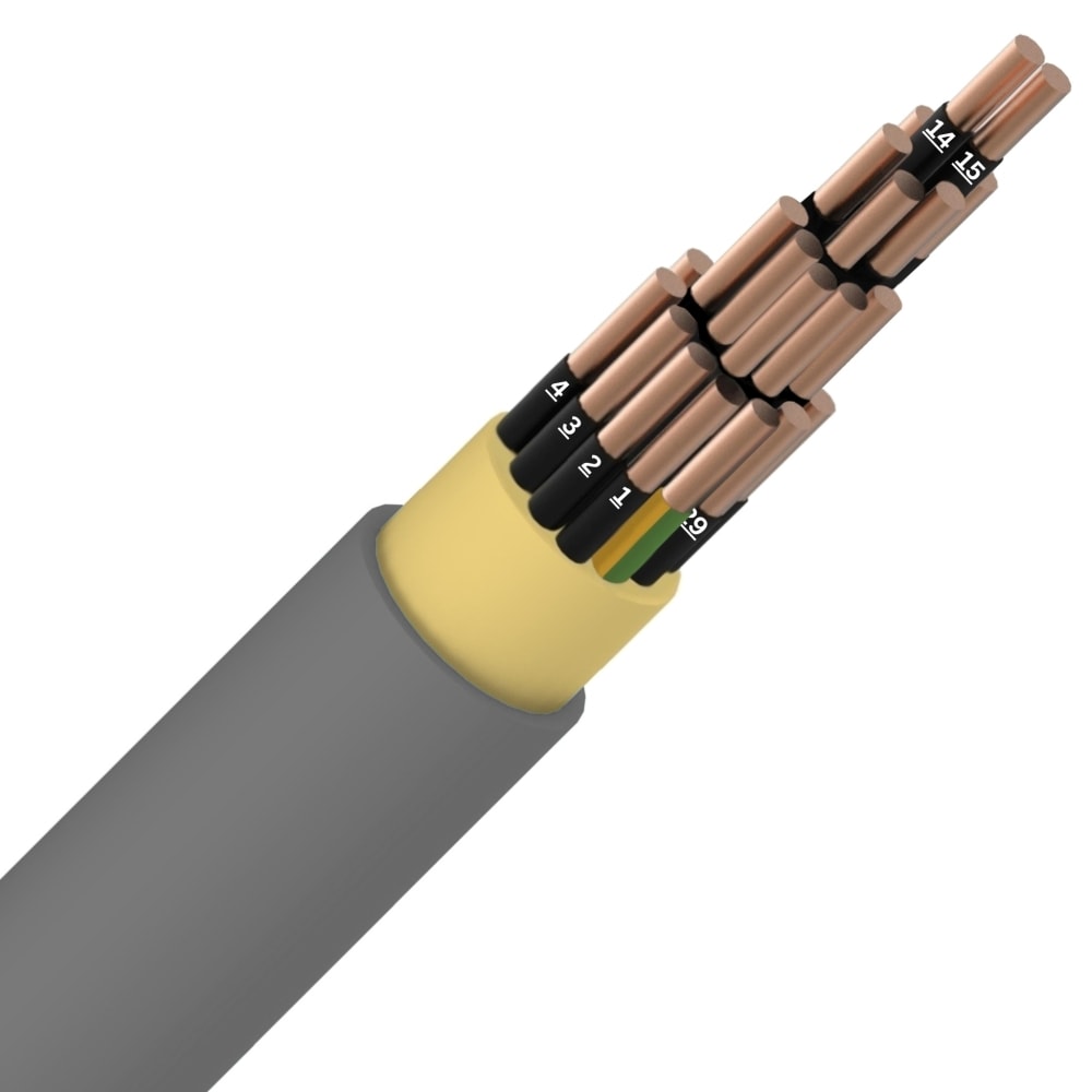 ENERGIEKABEL XVB installatiekabel XLPE/PVC 1kV Cca s3d2a3 multi grijs 30G1