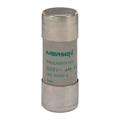 Mersen Cylindrische zekering FR 22x58 aM 100A 500V Y217693