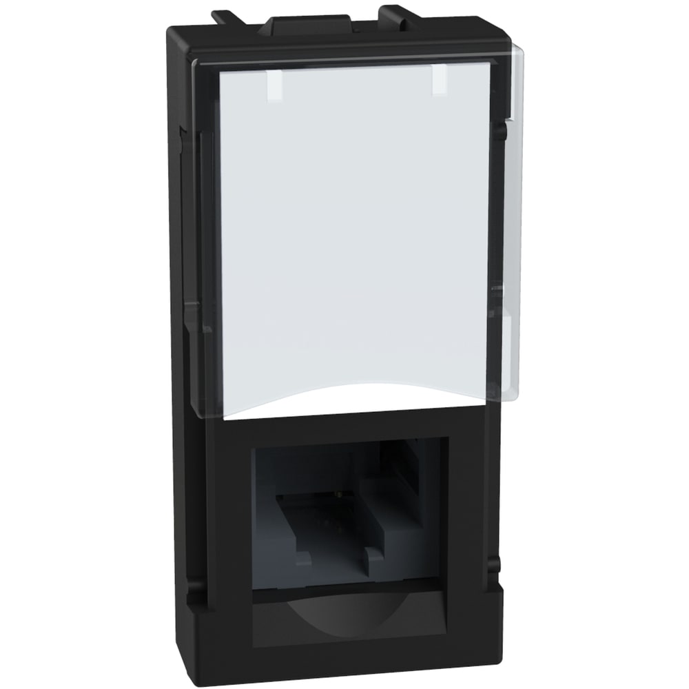 BTICINO LightN ctdoos RJ45-STP-cat6A 1 mod - zwart YD4279C6AS