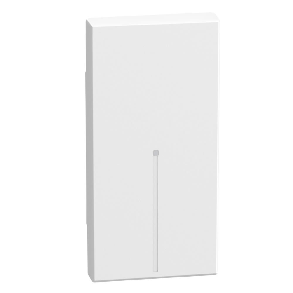 BTICINO LightN ax.toets voor bediening 1 mod - wit YW4916