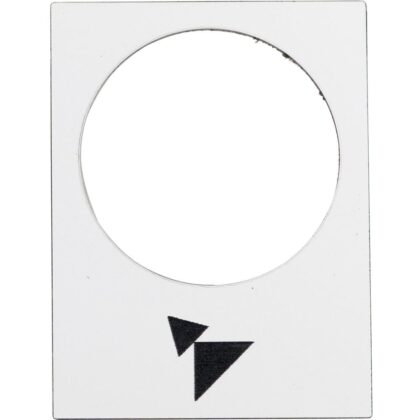 Schneider Automation Etiket - 30 x 40mm - wit - vooruit LS-HS ZB2BY4915