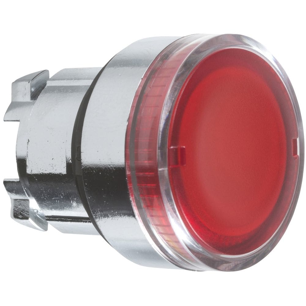 Schneider Automation Kop voor verlichte drukknop - Ø22 - rood - zonder markering ZB4BW34