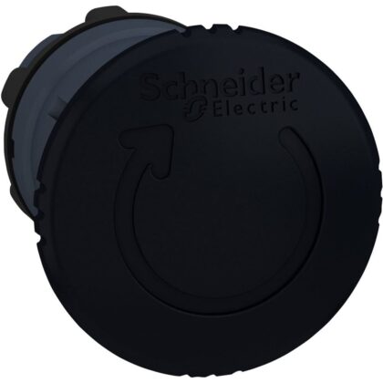 Schneider Automation kop voor noodstop Ø40 - draaien om te ontgrendelen - Ø22 - zwart - zonder mark. ZB5AS52