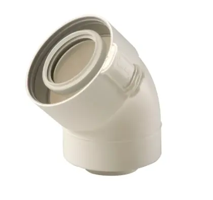 Ubbink 0229200 concentrische rookgasbocht