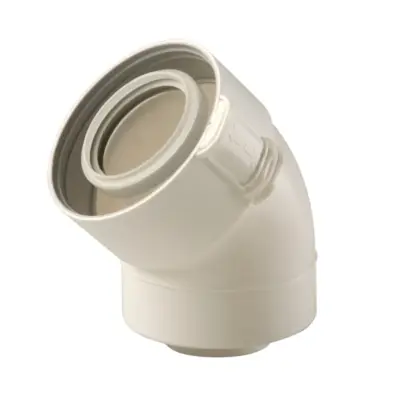 Ubbink 0229500 concentrische rookgasbocht