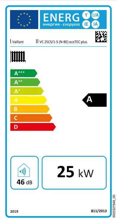Vaillant 0010039097 gaswandketel
