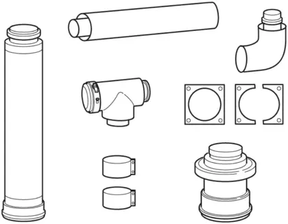 Vaillant 0020042907 rookgasmuurdoorvoer