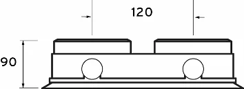 Vaillant 303937 rookgasketeladapter