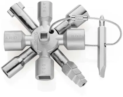 Knipex schakelkastsleutel 'twinkey' 00 11 01