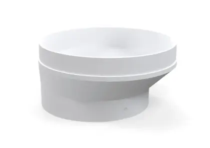 Duco DucoBox Silent Focus reductiekoppelstuk 160 mm - 125 mm 0000-4543