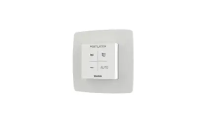 Duco Acces CO2 ruimtesensor met bediening RF - bedraad - wit 0000-4604