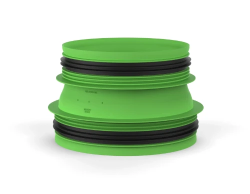 Duco D-Acces aansluitstuk met rubber MM 180 x 160 mm 0000-4725
