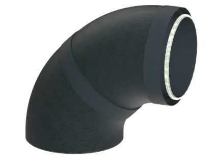 Duco DucoFlex Star geïsoleerde ventiltatiebocht 90° met koppelstuk 200 mm 0000-4906