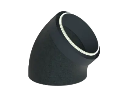 Duco DucoFlex Star geïsoleerde ventiltatiebocht 45° met koppelstuk 200 mm 0000-4907