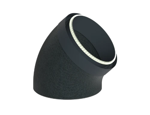 Duco DucoFlex Star geïsoleerde ventiltatiebocht 45° met koppelstuk 200 mm 0000-4907
