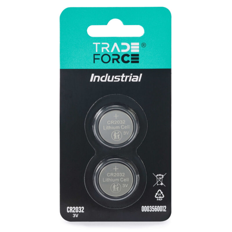 Batterij knoopcel Lithium 3V CR2032 - blister 2 stuks 0003560012
