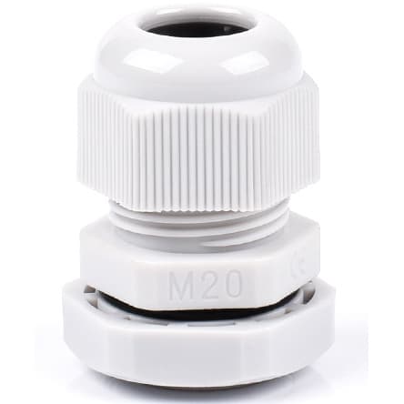 Wartel M20 polyamide lichtgrijs (6 - 11mm) 0004410008