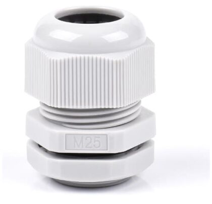 Wartel M25 lichtgrijs polyamide (10 - 16mm) 0004410009