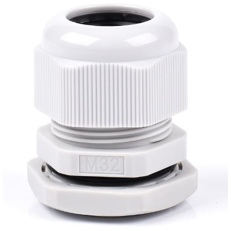 Wartel M32 lichtgrijs polyamide (16 - 21mm) 0004410010