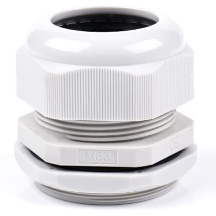 Wartel M63 lichtgrijs polyamide (37 - 44mm) 0004410013