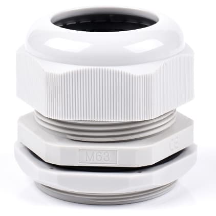 Wartel M63 lichtgrijs polyamide (37 - 44mm) 0004410013