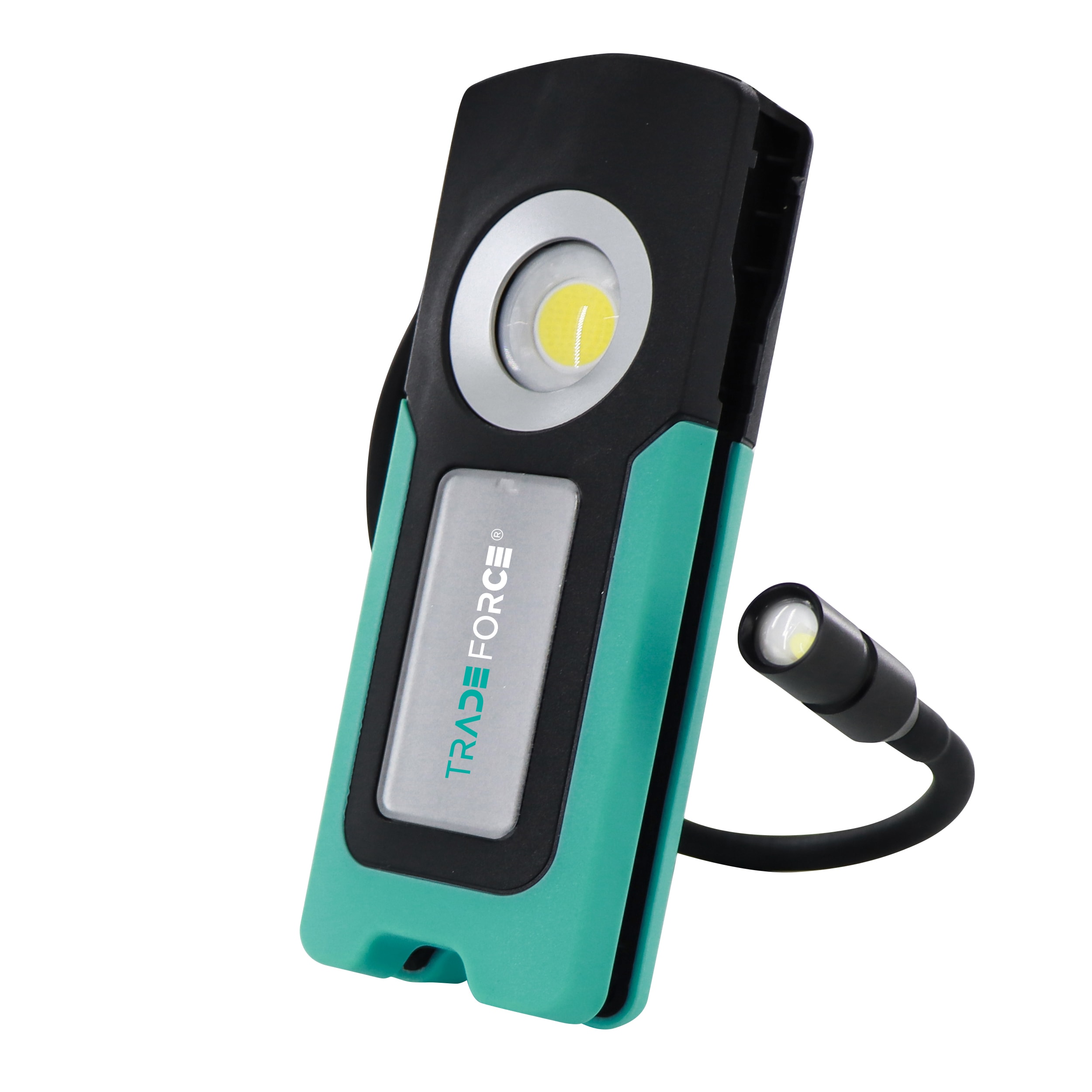 Zaklamp LED 1500lm 3.7V 4400mAh IP54 Aluminium behuizing