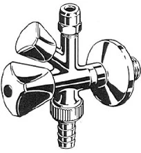 Schlosser 1720 combi hoekstopkraan 1/2 x 3/4 x 10 mm - chroom - met terugslagklep en aansluiting (vaat)wasmachine 0017201550001