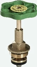 Schlosser 1801 messing kraankop korte spindel 3/4 0018012000001