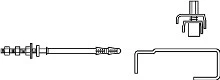 Vaillant auroTHERM universeel bevestigingsprofiel 0020059897