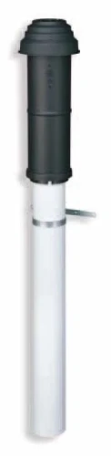 Vaillant RGA concentrisch PP/Staal dakdoorvoer 60/100 mm - zwart 0020220656
