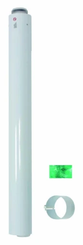 Bulex RGA concentrisch PP/Staal verlengstuk (lengte 1000mm) 60/100 mm 0020257008