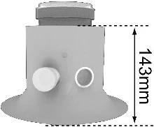 Bulex RGA ketelaansluitstuk 80/125 mm - voor ThermoMax en ThemaCondens 0020276091