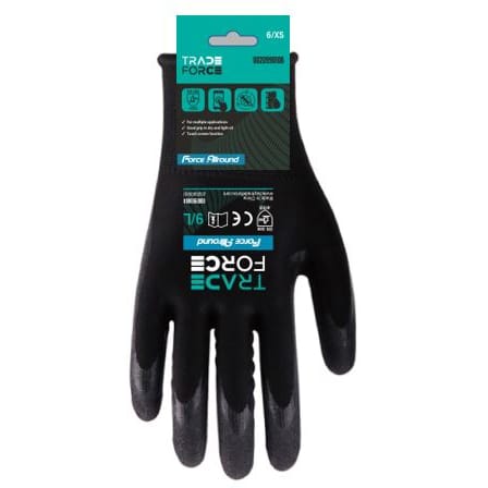 Handschoenen Force Allround 15G nitril touch screen - 8/M 0020990108