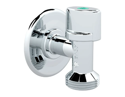 Arco L-86 haakse wasmachinebolkraan MM 1/2 x 3/4 - chroom – bovenbediening met Vitaq kogel en metalen hendel 00729mac