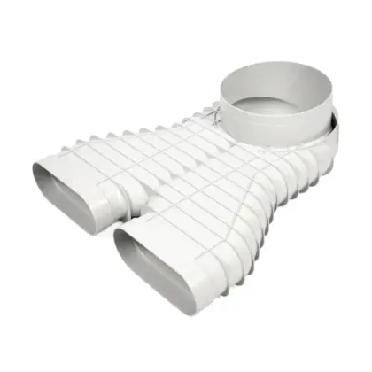 Begetube Profi-Air haaks aansluitstuk DN160 - 2 x ovalduct 010002300