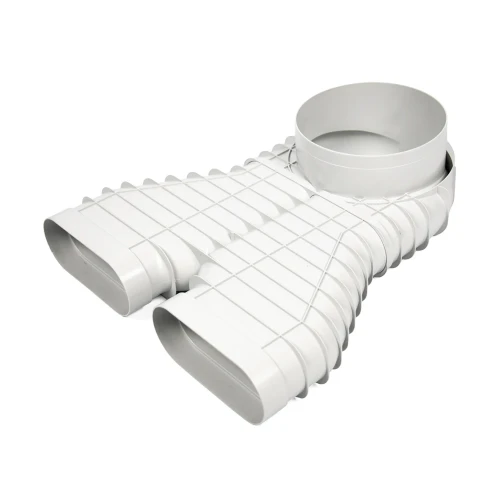 Begetube Profi-Air haaks aansluitstuk DN160 - 2 x ovalduct 010002300