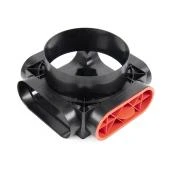 Begetube Begebox verdeelkast DN160 - 4 x ovalduct 010002401
