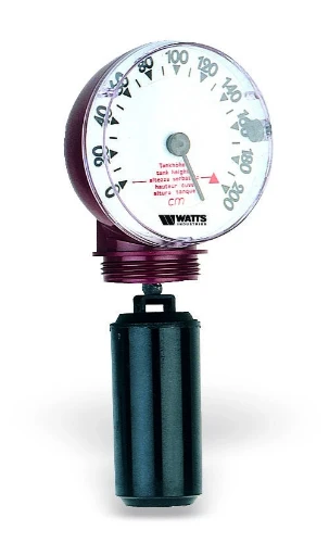 Watts Meca M200V verticale mechanische peilmeter 6/4 M 0103100