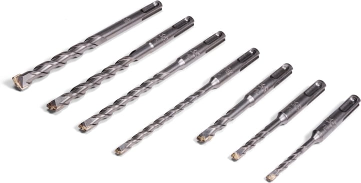 Hamerboor set 7st SDS-Plus beton 40CR 5-12x110-160mm 0118420001