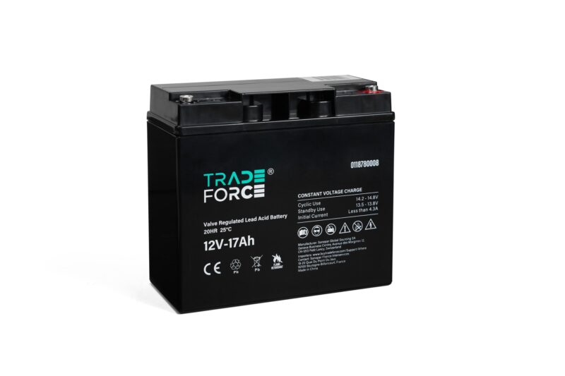 12V 17Ah 20HR loodzuurbatterij met ventiel