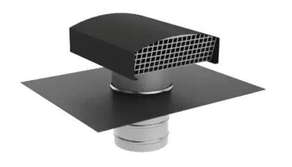 Ubbink Ubvent ventilatiedakdoorvoer 125 mm - RAL 7016 antracietgrijs 0120039