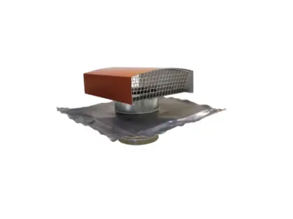 Ubbink Ubiflu ventilatiedakdoorvoer 200 mm - terracotta 0120053