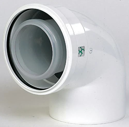 Ubbink Rolux concentrisch PP/Staal bocht 87° 100/150 mm 0120095