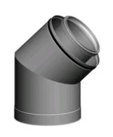 Ubbink CLVkit PP/Galva bocht 45° 125/200 mm 0120732